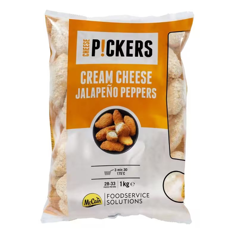 Mrazené Jalapenos papričky Cream Cheese 1kg McCain