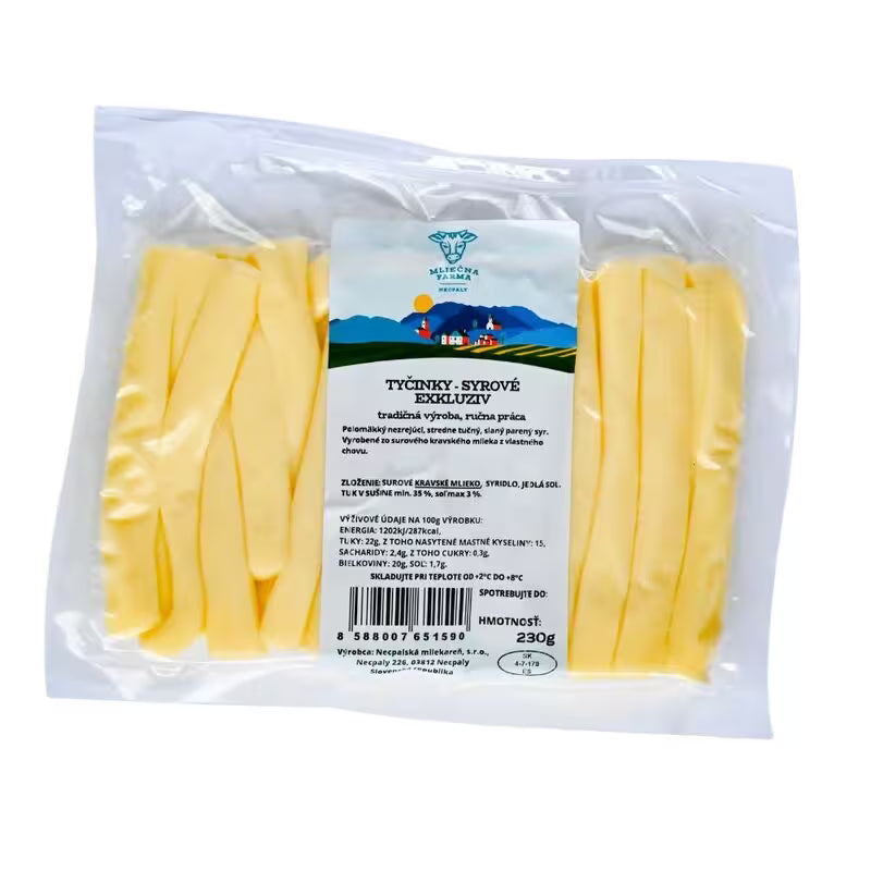 Mliečna farma Tyčinky Syrové 230g