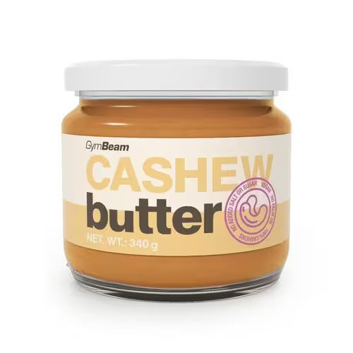 Maslo Kešu 100% smooth 340g GymBeam