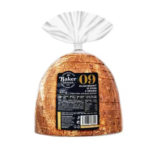Chlieb kváskový so syrom a cibuľkou 450g Penam