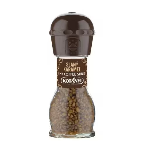 Cukrová posýpka Mlynček Slaný karamel 65g Kotányi