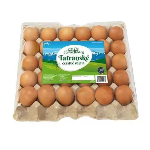 Vajcia podstielkový chov M 30ks Tatranské VÝPREDAJ