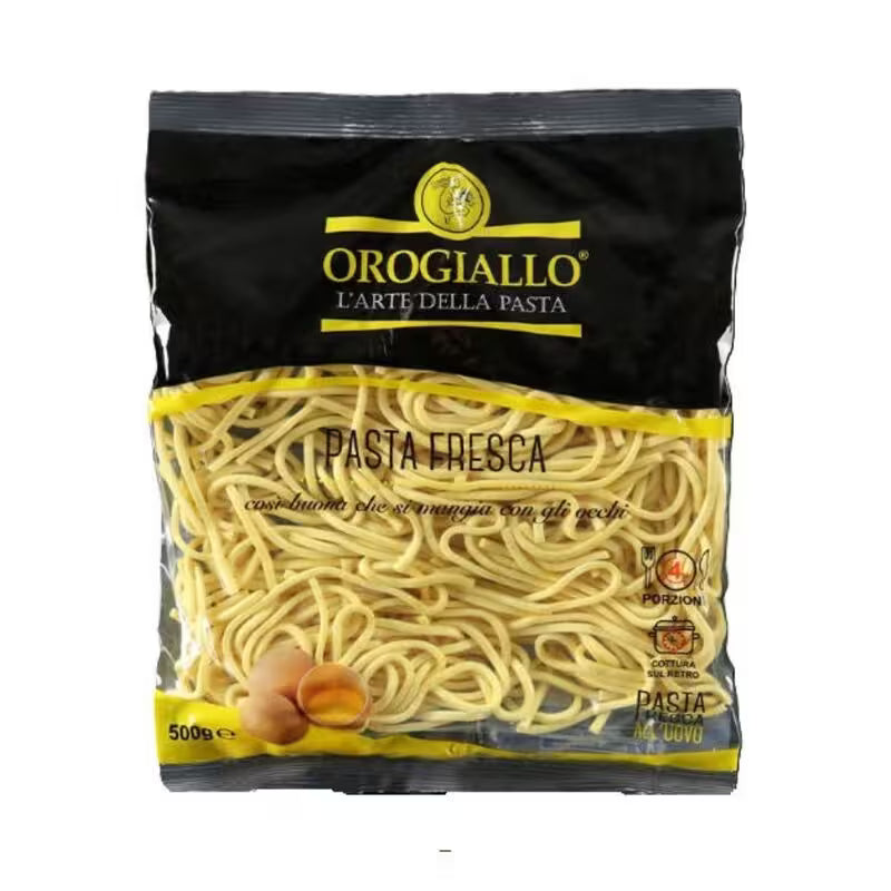 Cestoviny Tonnarelli čerstvé 500g Orogiallo