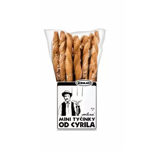 Krajči mini tyčinky od Cyrila solené 90g
