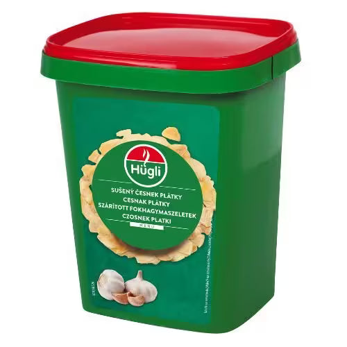 Cesnak sušený plátky 400g Hügli
