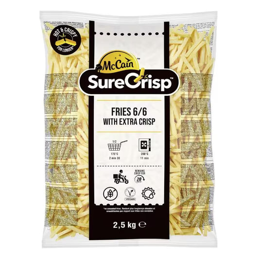 Mrazené Hranolky Surecrisp 6/6 2,5kg McCain