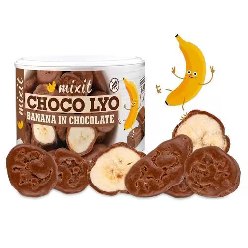 Chrumkavé banániky v čokoláde 170g Mixit