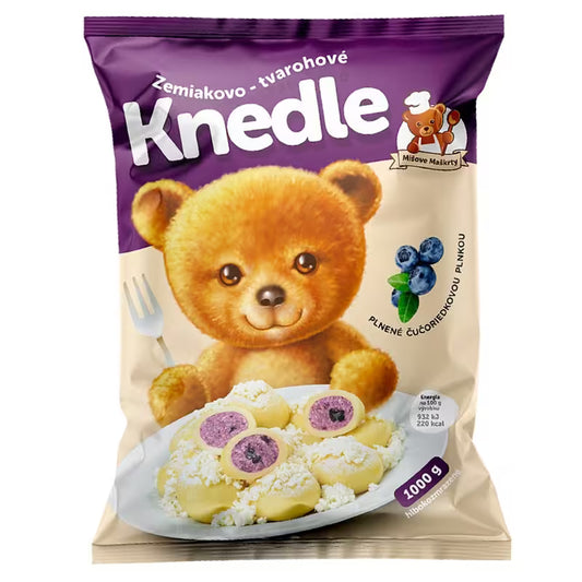 Mrazené Knedle Čučoriedkové 1kg Mišove maškrty