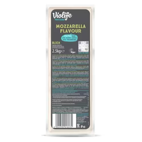 Syr rastlinný Mozzarella blok 2,5kg Violife